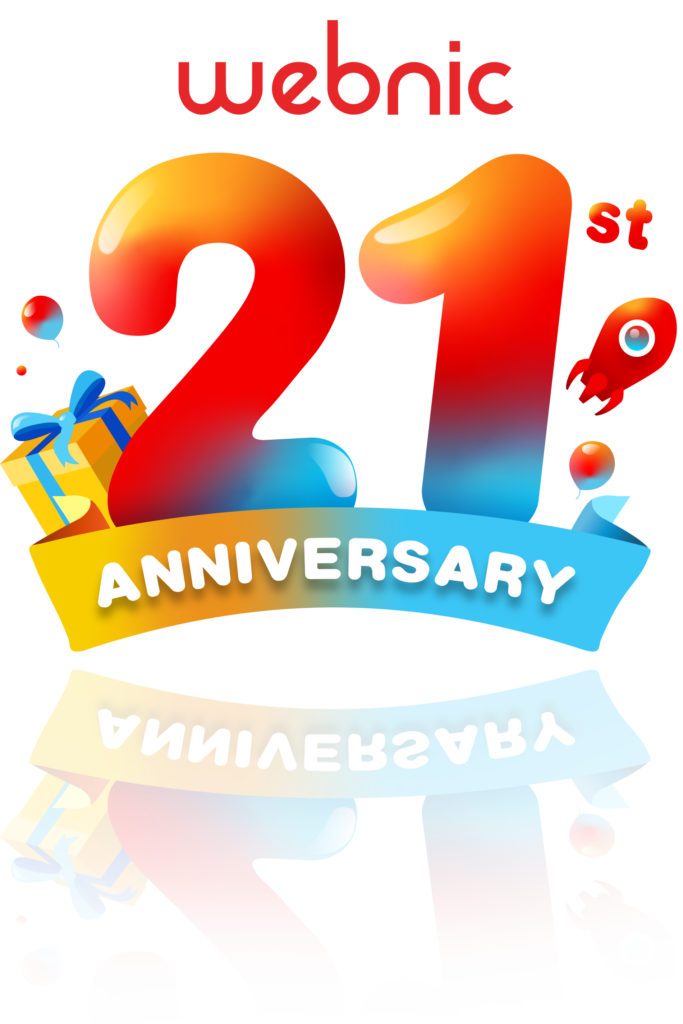 WebNIC 21 周年 2