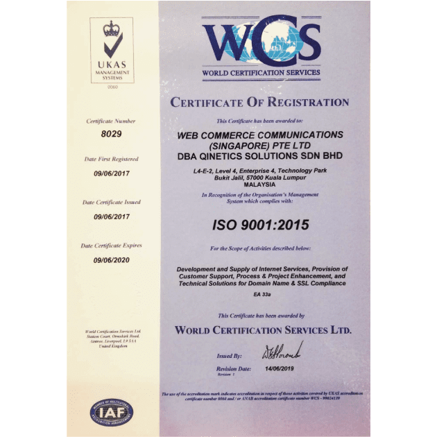 WebNIC-ISO-Certified