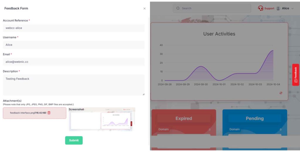 Improve Reseller Portal Bug Reporting 5